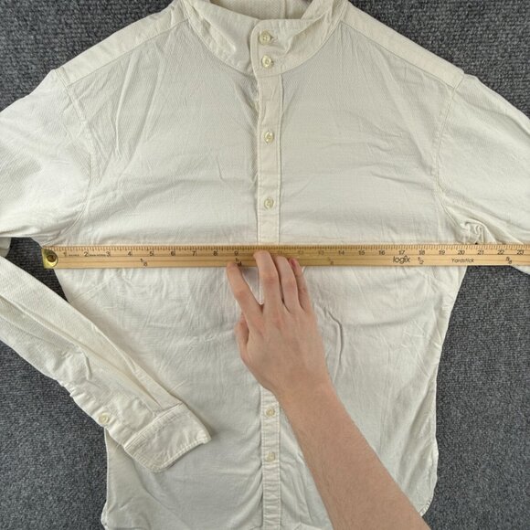 Ariat Pro Series Ivory Long Sleeve Button Up Shirt Men Outdoors Size 36 Small - Picture 4 of 16